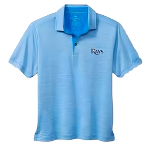 Tampa Bay Rays Primary Logo Sport San Raphael Polo