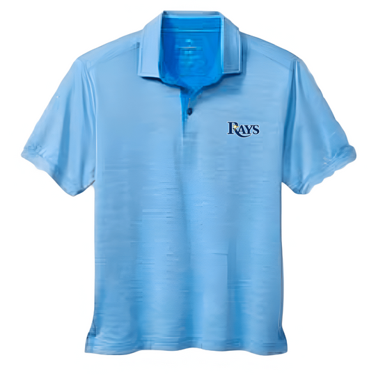 Tampa Bay Rays Primary Logo Sport San Raphael Polo