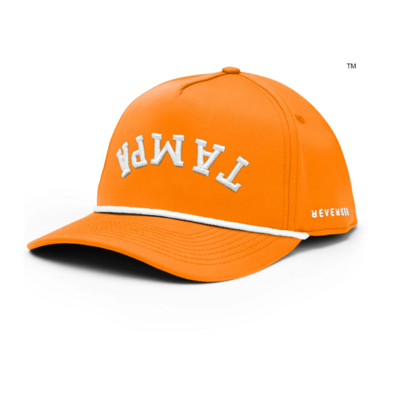 REVERSED Tampa Performance Snapback Hat - Orange