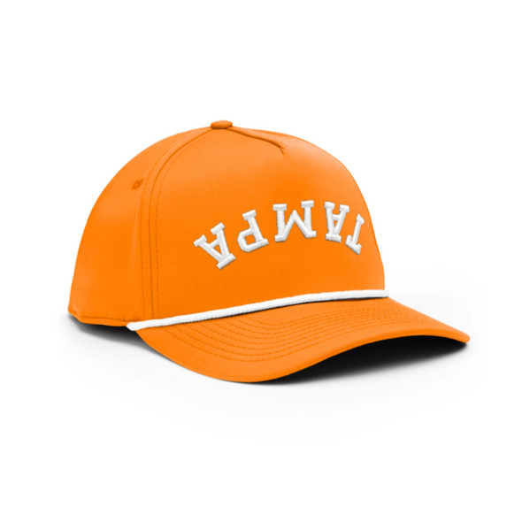 REVERSED Tampa Performance Snapback Hat - Orange