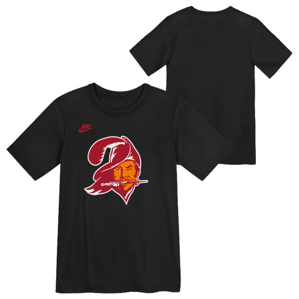Tampa Bay Buccaneers Kids Bucco Bruce Tee - Black