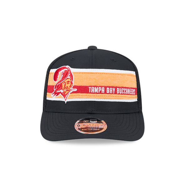 Tampa Bay Buccaneers Retro Trucker Stripe 9Seventy Stretch Snapback Hat