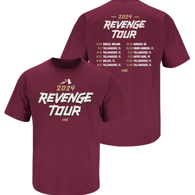 Florida State Seminoles 2024 'The Revenge Tour’ Tee