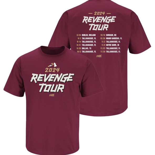 Florida State Seminoles 2024 'The Revenge Tour’ Tee