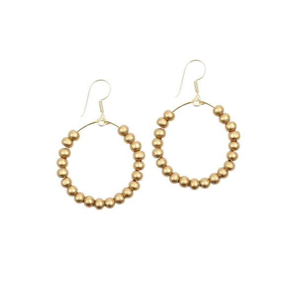 The Chloe Hoop Earrings - Gold