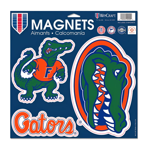 Florida Gators Vinyl Magnet Set of 3