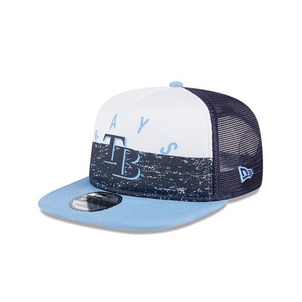Tampa Bay Rays Game Day Foam 9Fifty A-Frame Trucker Snapback Hat