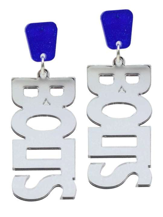 Tampa Bay Lightning Gameday "BOLTS" Acrylic Earrings