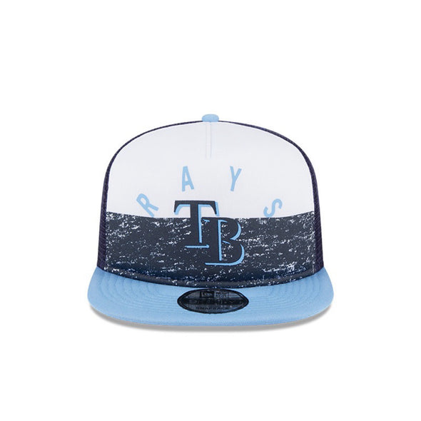 Tampa Bay Rays Game Day Foam 9Fifty A-Frame Trucker Snapback Hat