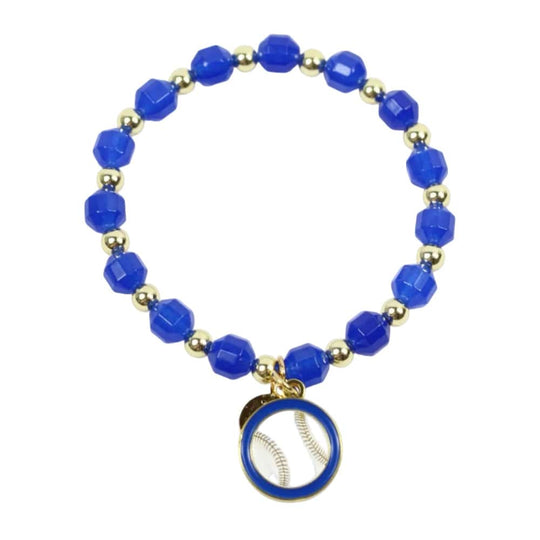 Tampa Bay Rays Gameday Annie Stacker Baseball Charm Bracelet