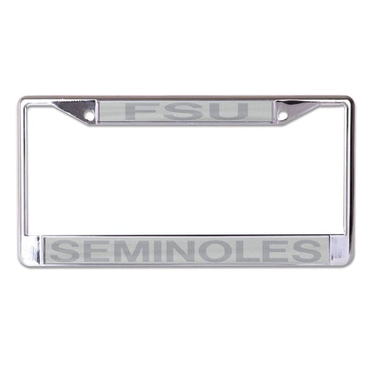 Florida State Seminoles Back License Plate Frame - Frosted