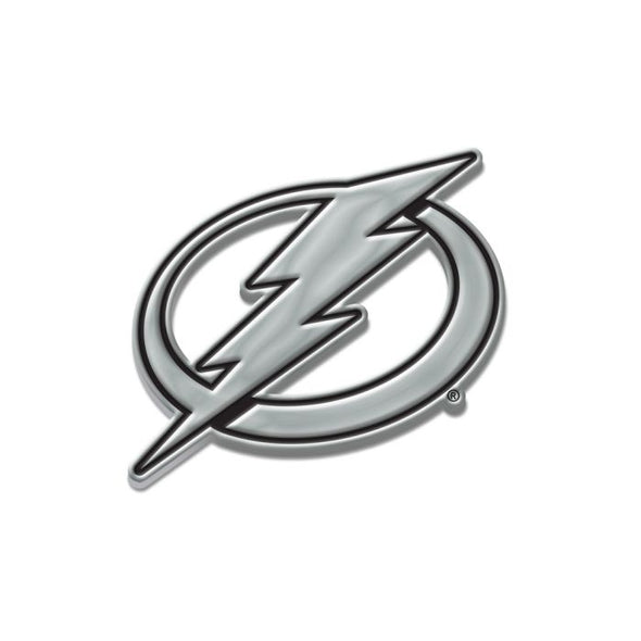 Tampa Bay Lightning Chrome Free Form Auto Emblem