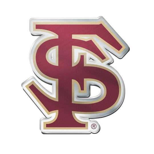 Florida State Seminoles FS Interlock Logo Acrylic Auto Emblem