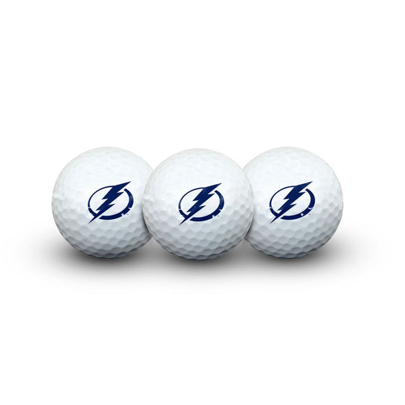 Tampa Bay Lightning Clamshell 3-Pack Golf Balls