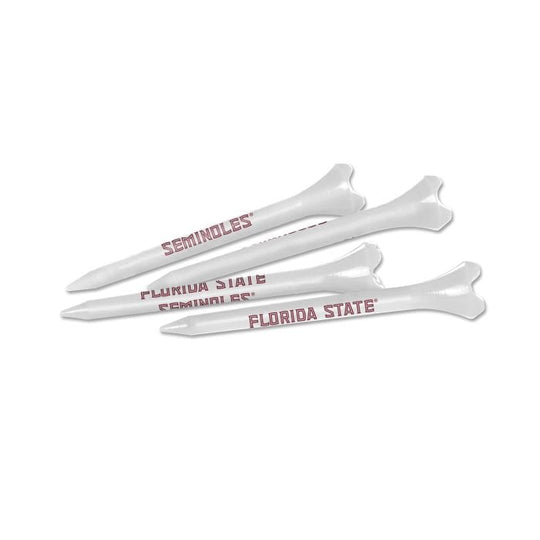 Florida State Seminoles 40-Pack Golf Tees - White