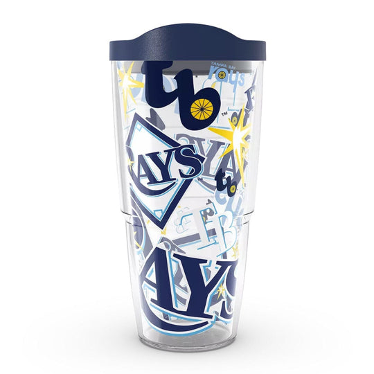 Tampa Bay Rays Tervis MLB Tumbler - All Over Logo Print