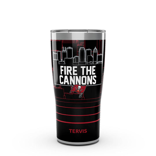 Tampa Bay Buccaneers "Raise the Flags' Slogan Stainless Steel Tervis Tumbler
