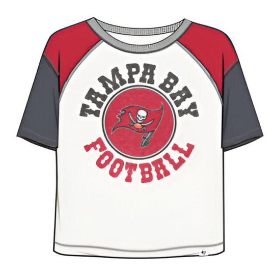 Tampa Bay Buccaneers Sandstone Center Stage Gia Crop Tee