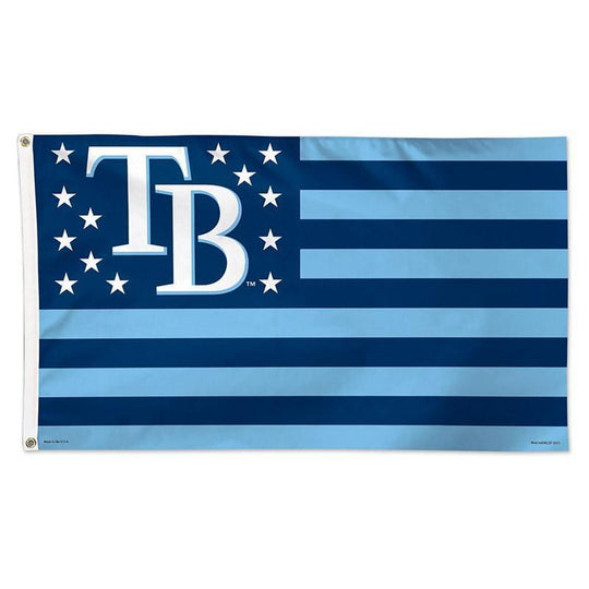 Tampa Bay Rays Deluxe 3' x 5' Patriotic Flag