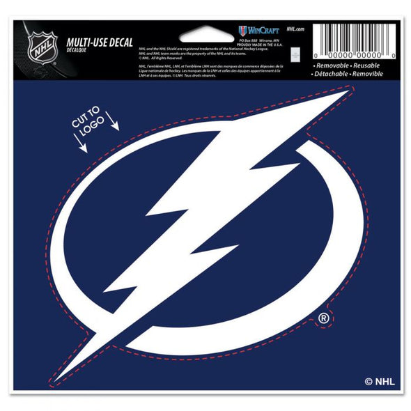 Tampa Bay Lightning 5" x 6" Primary Logo Multi-Use Decal