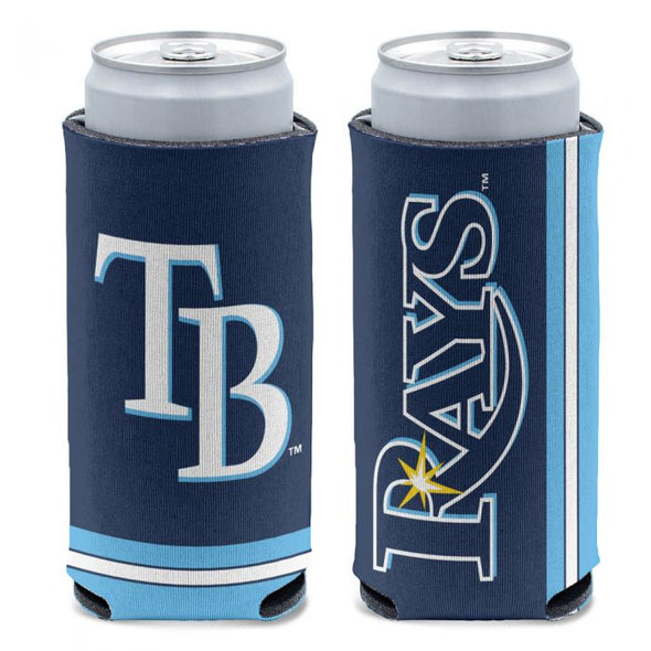 Tampa Bay Rays 12oz Primary Logo Slim Can Cooler