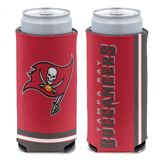 Tampa Bay Buccaneers 12oz Primary Logo Slim Can Cooler