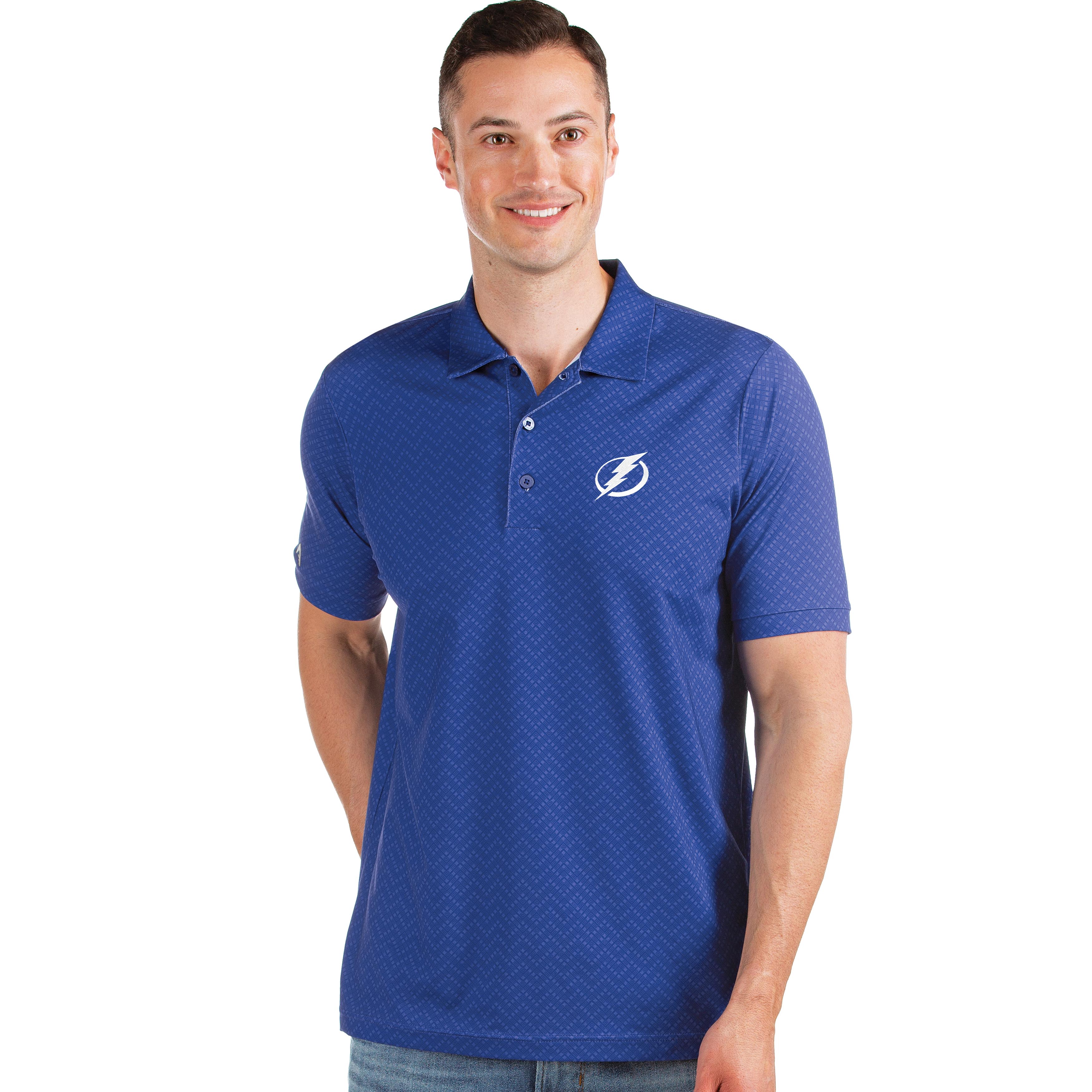 Tampa Bay Rays Jersey Emblem Answer Polo