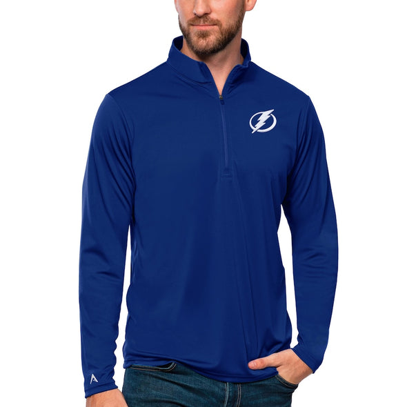 Tampa Bay Lightning Primary Logo Tribute 1/4 Zip Pullover Jacket