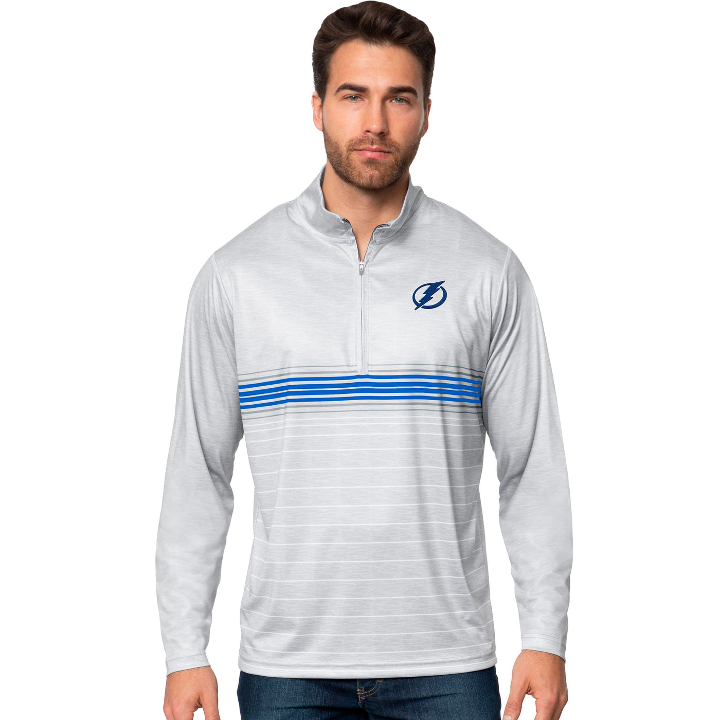 Tampa Bay Buccaneers Nike Logo Pacer Half Zip - Mens