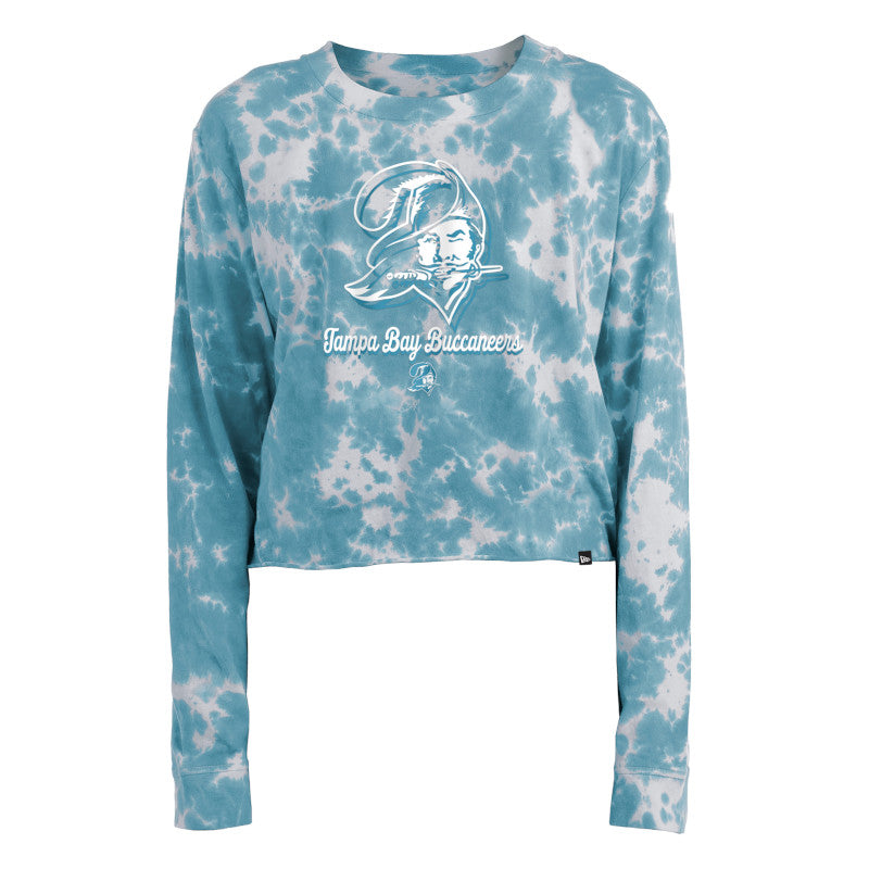 Tampa Bay Buccaneers Women's Retro Bucco Bruce Tie Dye Cropped Sweater –  Heads and Tails