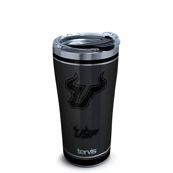 South Florida Bulls Stainless Steel Tervis Tumbler - Blackout