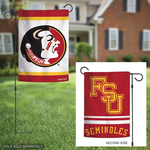 Florida State Seminoles 12" x 18" College Vault Two Sided Garden Flag