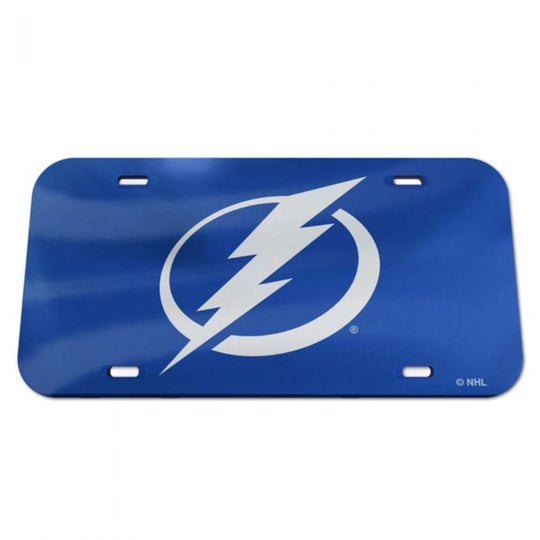 Tampa Bay Lightning Primary Logo Front License Plate - Blue