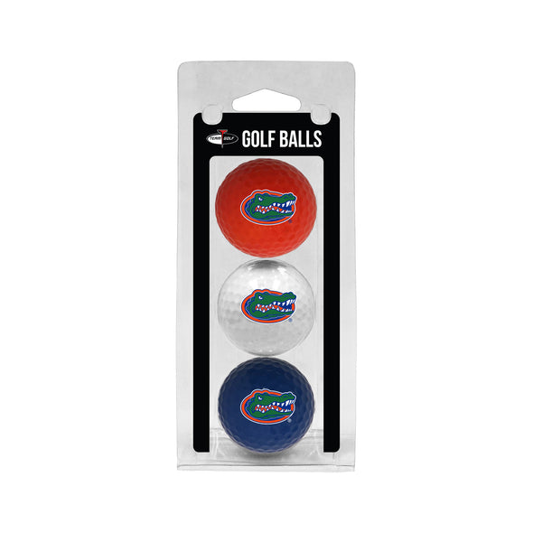 Florida Gators Clamshell 3-Pack Golf Balls