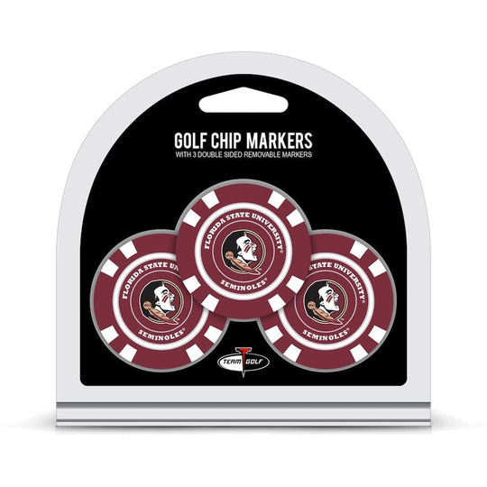 Florida State Seminoles 3-Pack Golf Poker Chip Markers
