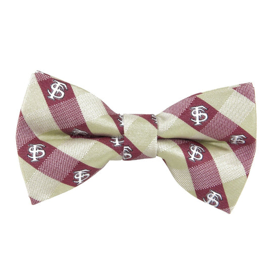 Florida State Seminoles Check Bow Tie