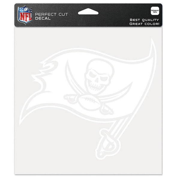 Tampa Bay Buccaneers 8" x 8" Primary Logo Perfect Cut Decal