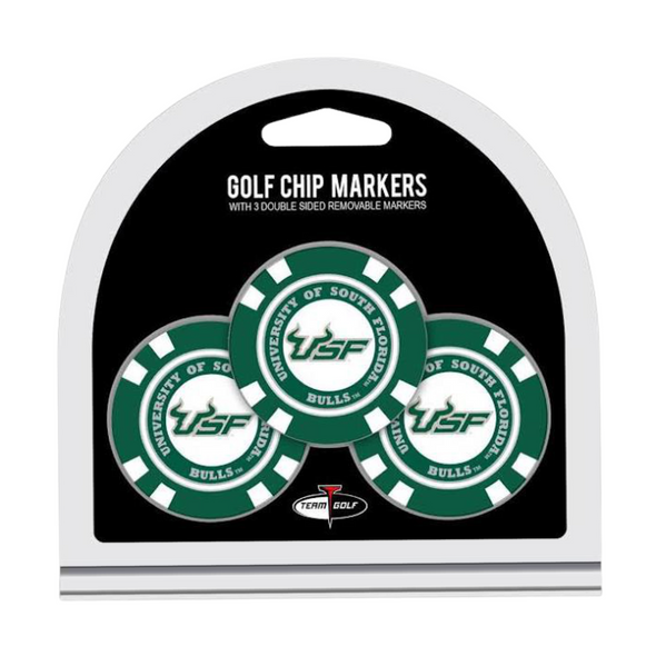 South Florida Bulls 3-Pack Golf Poker Chip Markers