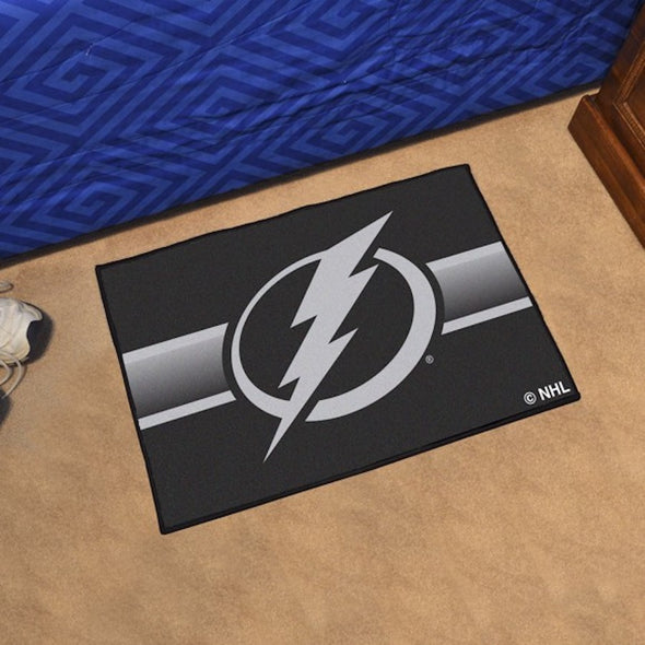 Tampa Bay Lightning 19" X 30" Blackout Primary Logo Starter Rug