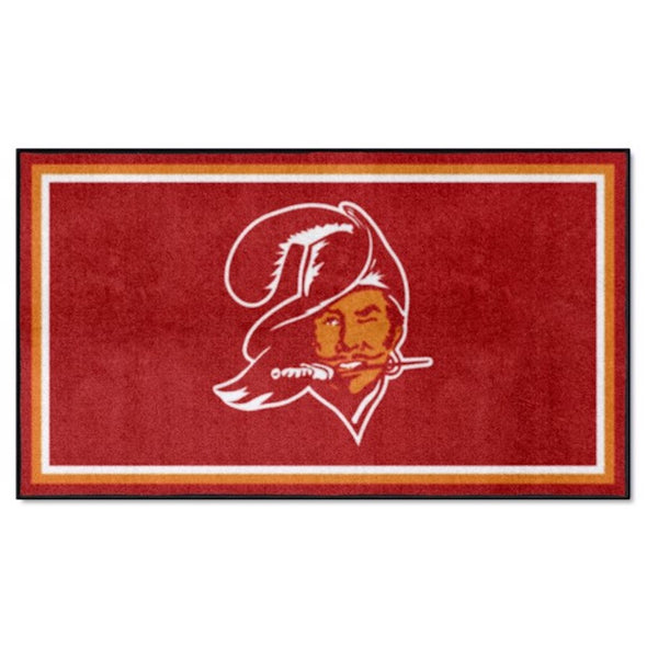 Tampa Bay Buccaneers 3' X 5' Retro Bucco Bruce Ultra Plush Area Rug