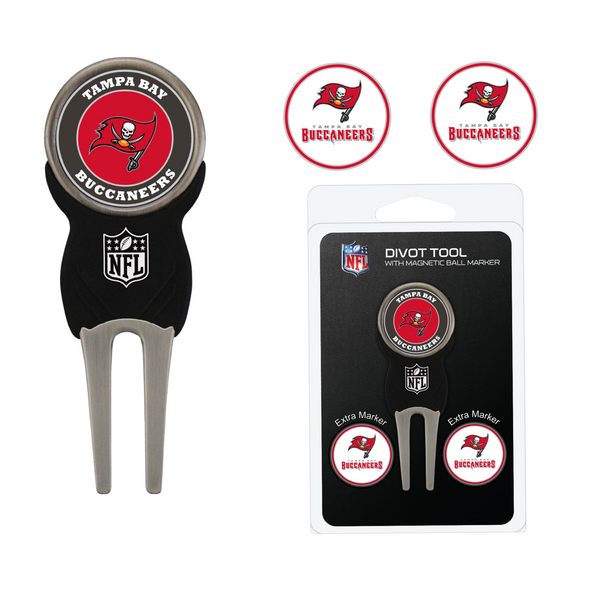 Tampa Bay Buccaneers Signature Divot Tool & Ball Markers Pack
