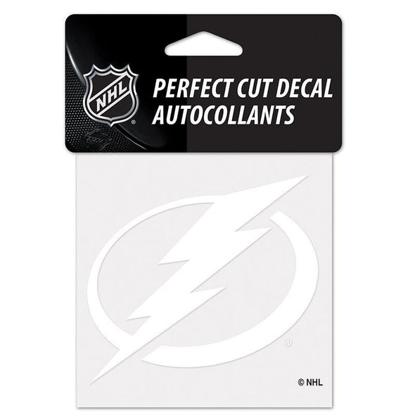 Tampa Bay Lightning 4" x 4" Primary Logo Perfect Cut Decal