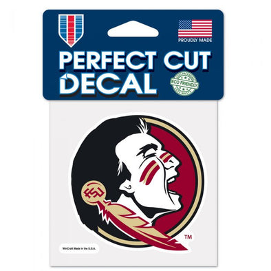 Florida State Seminoles 4" x 4" Primary Logo Perfect Cut Decal