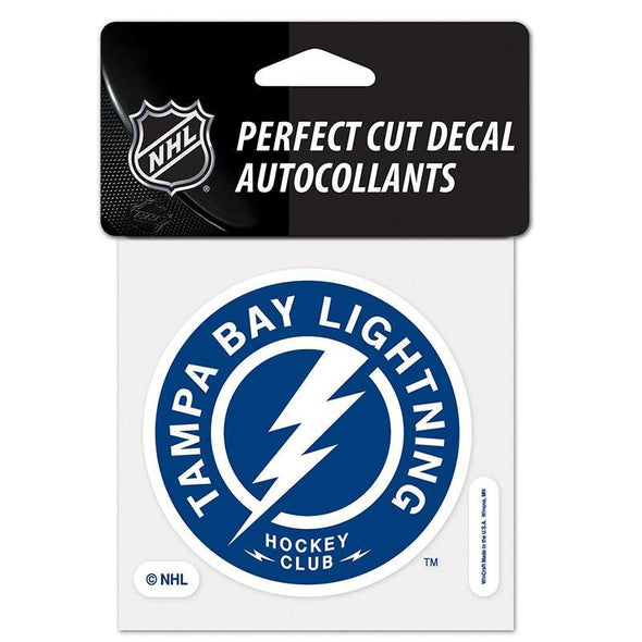 Tampa Bay Lightning 4" x 4" Patch Logo Perfect Cut Decal