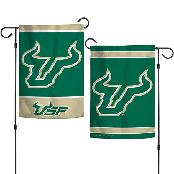 South Florida Bulls 12" x 18" Two Sided Primary Logo Garden Flag