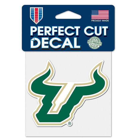 South Florida Bulls 4" x 4" Primary Logo Perfect Cut Decal