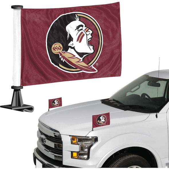 Florida State Seminoles Auto Ambassador Car Flag Set