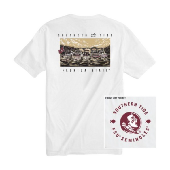 Florida State Seminoles Southern Tide Gameday Tailgate Cove Tee