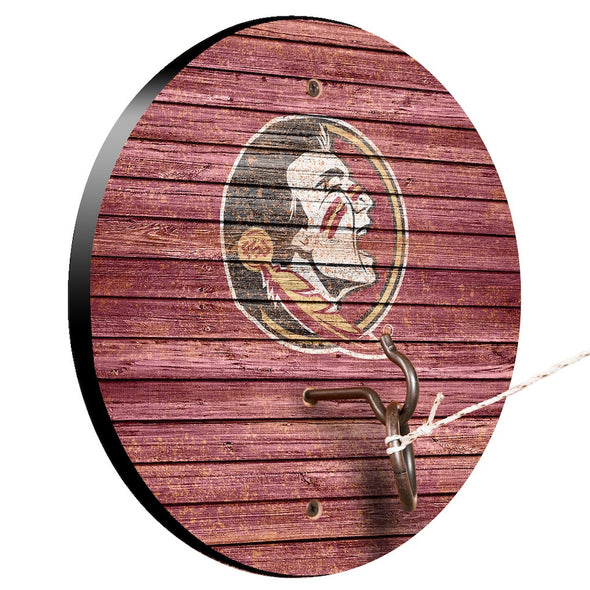 Florida State Seminoles Weathered Board Hook and Ring Game