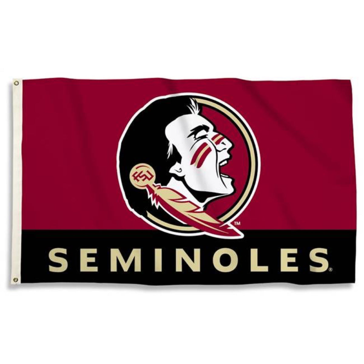 Florida State Seminoles Premium 3' x 5' Wordmark Flag – Heads and Tails